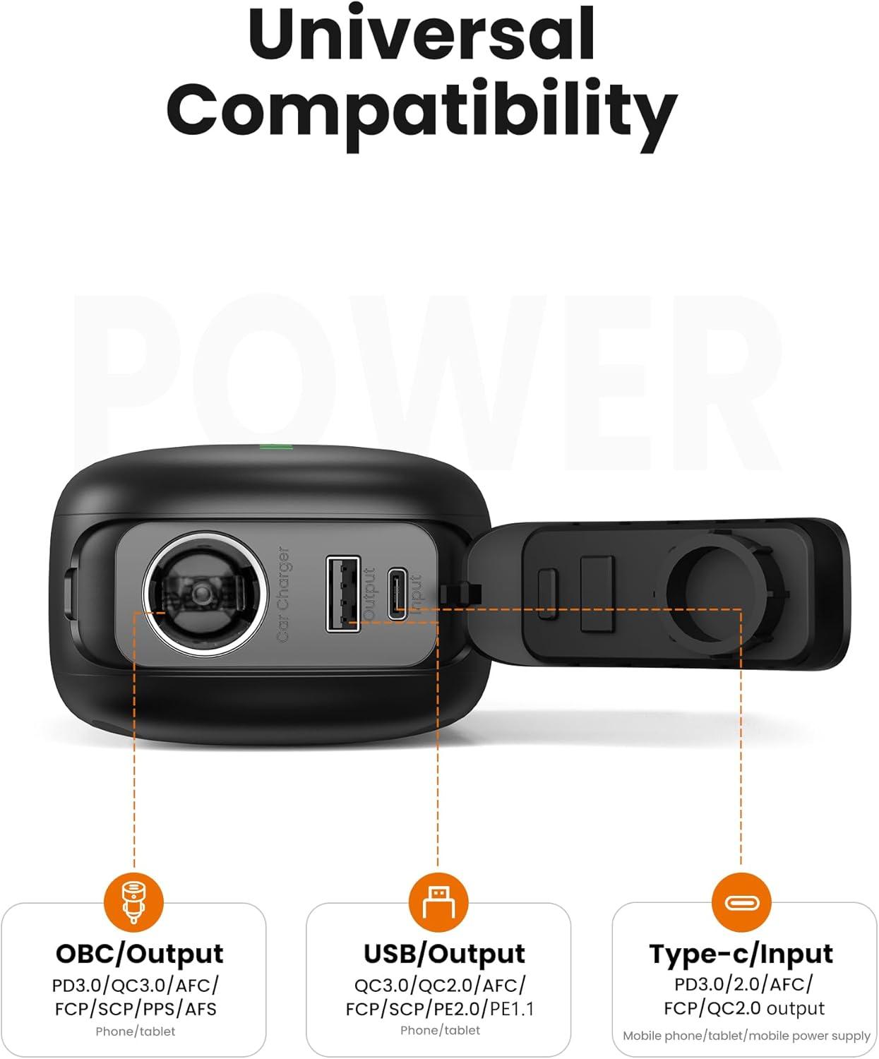 imageOutdoorMaster 54Wh Portable ChargerPower Bank for Electric Sup Pump 12V car Charger Inflation ampamp Deflation 3 Sup Boards with Full Charged Battery for Paddle Board Pump or Other Electric Devices
