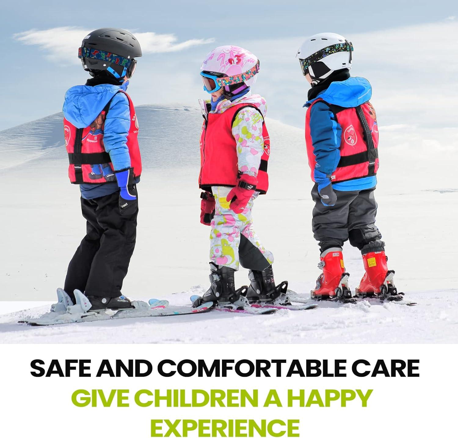 imageOutdoorMaster Kids Ski Goggles Helmet Compatible Snow Goggles for Boys ampamp Girls with 100 UV ProtectionA01 Vlt 152