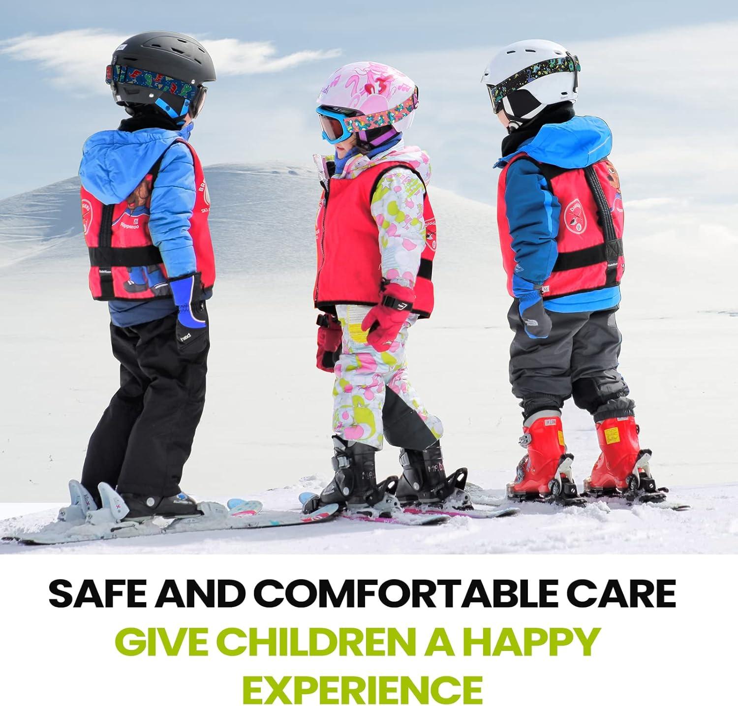 imageOutdoorMaster Kids Ski Goggles Helmet Compatible Snow Goggles for Boys ampamp Girls with 100 UV ProtectionVlt 143