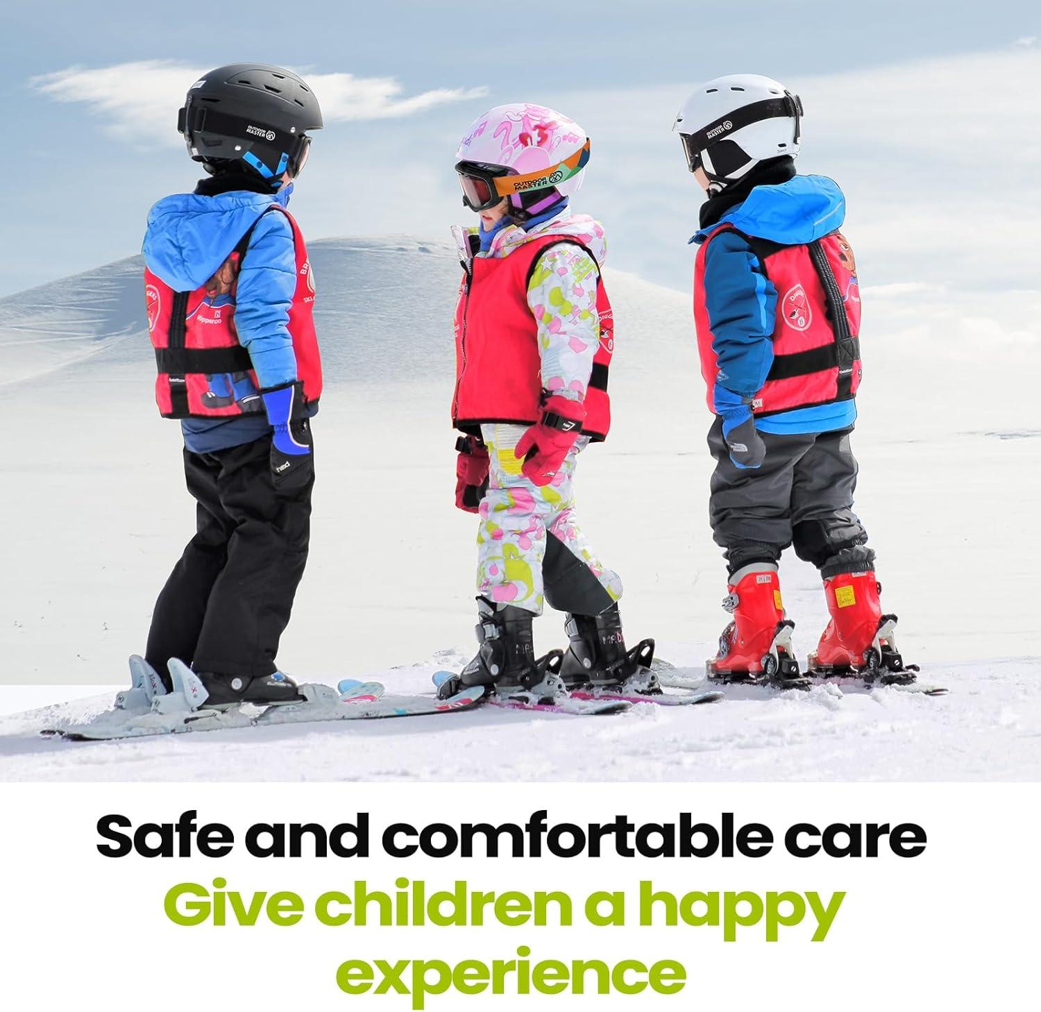 imageOutdoorMaster Kids Ski Goggles Snowboard Goggles Youth Snow GogglesGoldlens Vlt 14