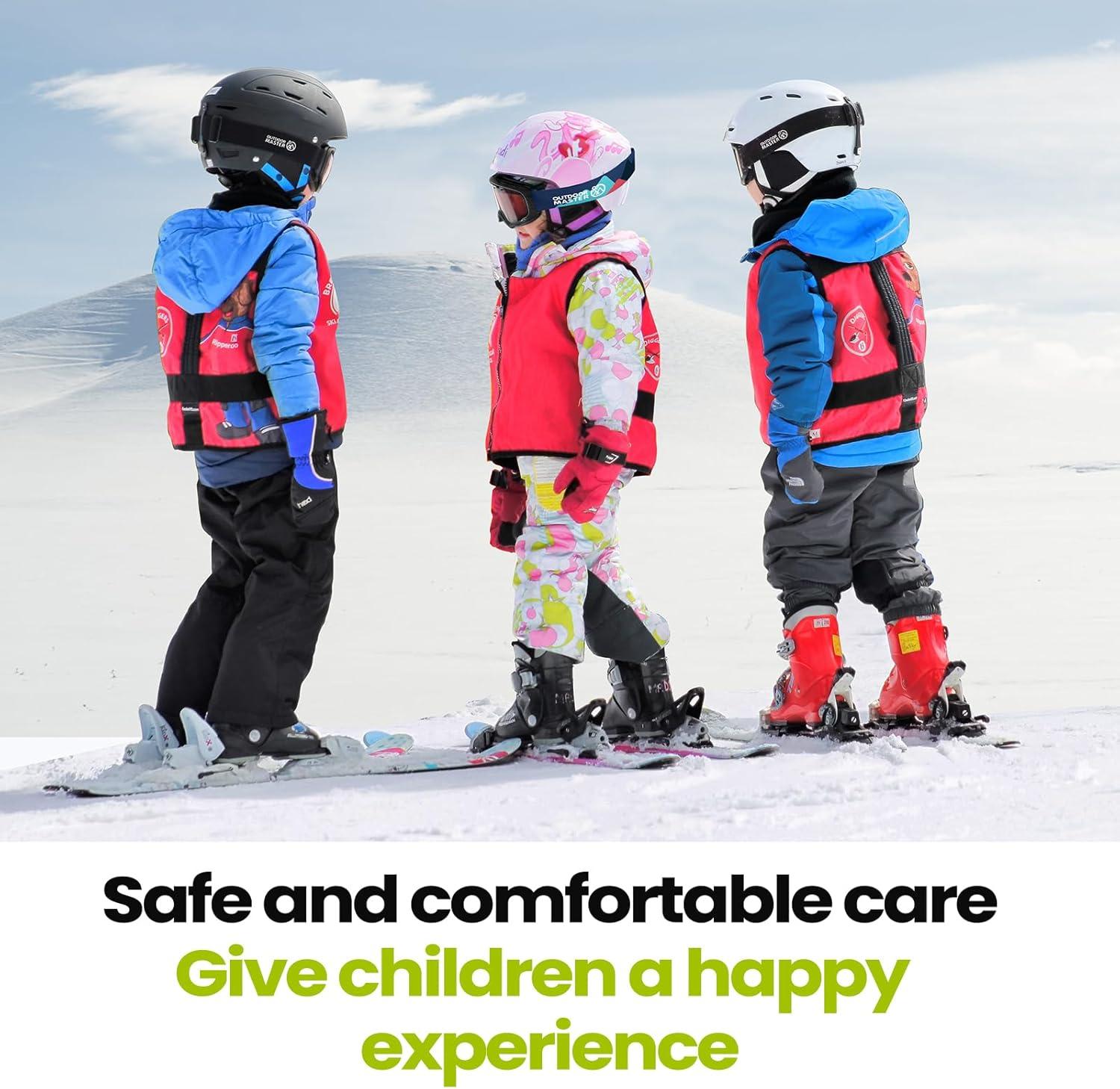 imageOutdoorMaster Kids Ski Goggles Snowboard Goggles Youth Snow GogglesRedlens Vlt 19