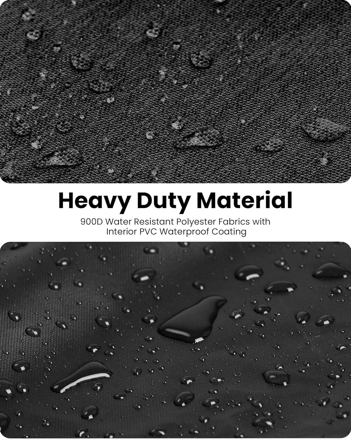 imageOutdoorMaster Snowboard Bag 900D Water Resistant Snowboard Travel Bag with Shoulder Strap Foldable Storage DesignBlack