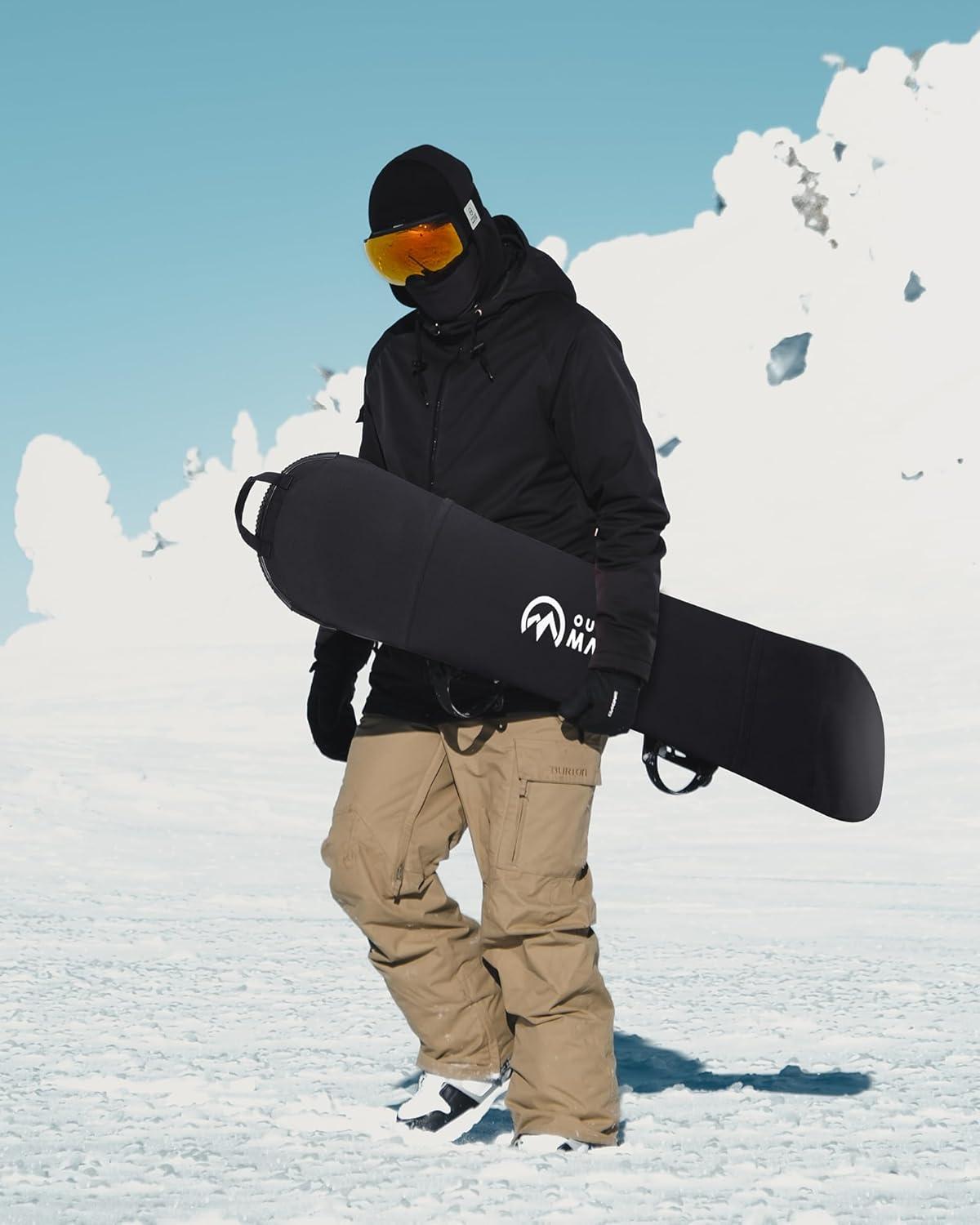 imageOutdoorMaster Snowboard Sleeve Soft Cover Case with Rubber BumpersS Size 5761 inch