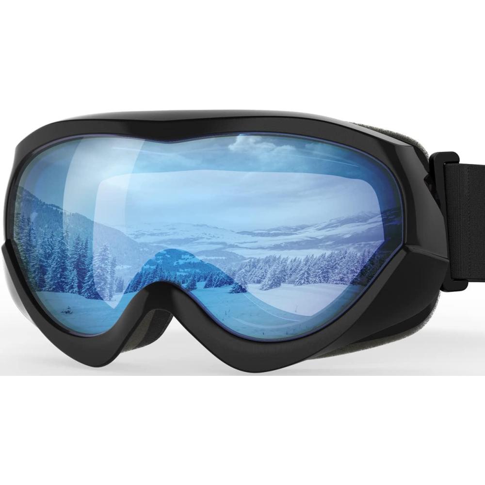 imageOutdoorMaster Kids Ski Goggles Helmet Compatible Snow Goggles for Boys ampamp Girls with 100 UV ProtectionVlt 60