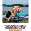 OutdoorMaster 16PSI High Pressure SUP Air Pump with Rechargeable Battery The Whale – Intelligent Dual Stage Inflation & Auto-Off Feature and Deflation Function for Inflatable Stand Up Paddle Boards