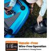 OutdoorMaster 16PSI High Pressure SUP Air Pump with Rechargeable Battery The Whale – Intelligent Dual Stage Inflation & Auto-Off Feature and Deflation Function for Inflatable Stand Up Paddle Boards