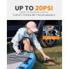 OutdoorMaster 20PSI High Pressure Paddle Board Pump Electric Dolphin -Quick Portable SUP Air Pump,Auto-Off &12V DC Car Connector Electric Pump for Inflatable Stand up Paddle Boards,Boats,Inflators(Paddle Board Pump)