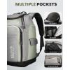 OutdoorMaster 50L Ski Boot Bag-Ski and Snowboard Boots Travel Backpack with Helmet Compartment | Waterproof Exterior & Bottom(Gray)