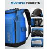 OutdoorMaster 50L Ski Boot Bag-Ski and Snowboard Boots Travel Backpack with Helmet Compartment | Waterproof Exterior & Bottom(Navy)