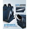 OutdoorMaster Boot Bag – 50L Ski Boots and Snowboard Boots Bag, Excellent for Travel with Waterproof Exterior & Bottom – for Men, Women and Youth(Dark Blue)