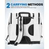 OutdoorMaster Boot Bag – 50L Ski Boots and Snowboard Boots Bag, Excellent for Travel with Waterproof Exterior & Bottom – for Men, Women and Youth(Polar Bear – White)