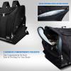 OutdoorMaster Boot Bag – 50L Ski Boots and Snowboard Boots Bag, Excellent for Travel with Waterproof Exterior & Bottom – for Men, Women and Youth(Polar Bear – Black)
