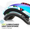 OutdoorMaster Kids Ski Goggles – Helmet Compatible Snow Goggles for Boys & Girls with 100% UV Protection(A01 Vlt 15.2%)