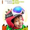 OutdoorMaster Kids Ski Goggles – Helmet Compatible Snow Goggles for Boys & Girls with 100% UV Protection(Graylens Vlt 36%)