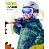 OutdoorMaster Kids Ski Goggles – Helmet Compatible Snow Goggles for Boys & Girls with 100% UV Protection(Graylens Vlt 36%)