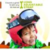 OutdoorMaster Kids Ski Goggles – Helmet Compatible Snow Goggles for Boys & Girls with 100% UV Protection(Vlt 10% Black Frame Grey Lens)