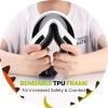OutdoorMaster Kids Ski Goggles – Helmet Compatible Snow Goggles for Boys & Girls with 100% UV Protection(Vlt 10% White Frame Grey Lens)