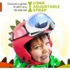 OutdoorMaster Kids Ski Goggles – Helmet Compatible Snow Goggles for Boys & Girls with 100% UV Protection(Vlt 10% White Frame Grey Lens)