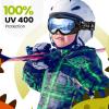 OutdoorMaster Kids Ski Goggles – Helmet Compatible Snow Goggles for Boys & Girls with 100% UV Protection(Vlt 10.1%)