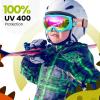 OutdoorMaster Kids Ski Goggles – Helmet Compatible Snow Goggles for Boys & Girls with 100% UV Protection(Vlt 13.5%)