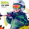 OutdoorMaster Kids Ski Goggles – Helmet Compatible Snow Goggles for Boys & Girls with 100% UV Protection(Vlt 14.3%)