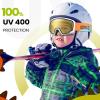 OutdoorMaster Kids Ski Goggles, Snowboard Goggles – Youth Snow Goggles(Yellowlens Vlt 84%)