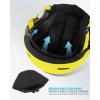 OutdoorMaster Kids Snowboarding Helmet for Boys & Girls – Durable PC Shell, EPS Foam & 12 Cooling Vents, Adjustable Dial Fit(Matte Yellow)