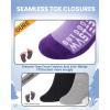 OutdoorMaster Merino Wool Ski Socks for Kids, Boys & Girls, Thermal Winter Warm Snowboarding Socks for Cold Weather(Z -Purple)