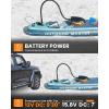 OutdoorMaster Shark 2S 88.8Wh Electric Paddle Board Pump, Rechargeable Battery for 6 SUPs Inflation & Deflation, 20PSI SUP Air Pump 12V/15.8V DC & Type-C Input, Auto-Off & 8 Nozzles for Inflatables
