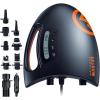 OutdoorMaster 20PSI High Pressure SUP Air Pump Shark – Intelligent Dual Stage Inflation & Auto-Off & Deflation, 12V DC Car Connector, for Inflatable Stand Up Paddle Boards, Boats(Black)