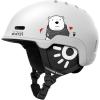 OutdoorMaster Kids Snowboarding Helmet for Boys & Girls – Durable PC Shell, EPS Foam & 12 Cooling Vents, Adjustable Dial Fit(Arctic White)