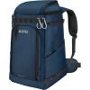 OutdoorMaster Ski Boot Bag, 65L Snowboard Boots Travel Backpack for Helmet, Ski Shoes, Goggles, Gloves and Accessories, Waterproof Exterior & Bottom(Blue)