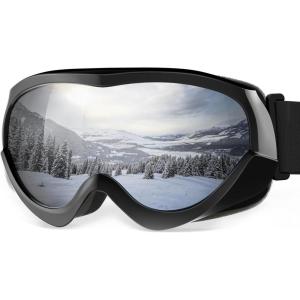 OutdoorMaster Kids Ski Goggles – Helmet Compatible Snow Goggles for Boys & Girls with 100% UV Protection(Vlt 10%)