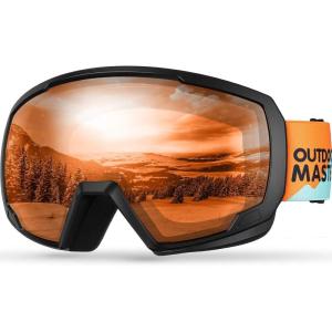 OutdoorMaster Kids Ski Goggles, Snowboard Goggles – Youth Snow Goggles(A02-sunset Slope)