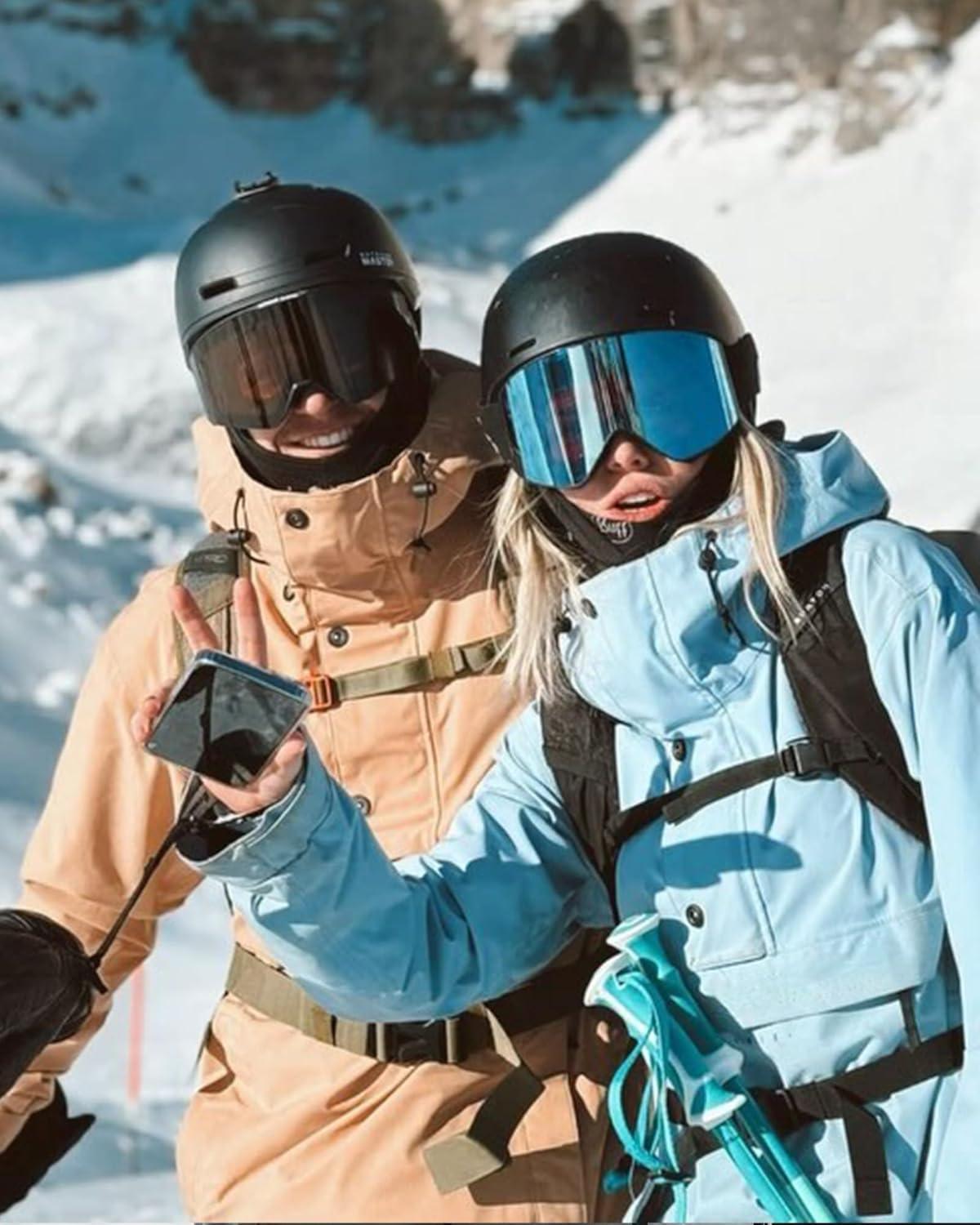 imageOutdoorMaster Falcon Ski Goggles Lens by ZEISS OTG Snowboard Goggles Antifog Magnetic Interchangeable Lens Snow GogglesAbluefrozen Vlt 186 Yellowlens