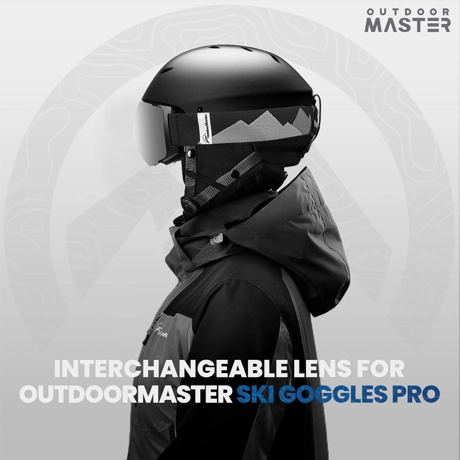 imageOutdoorMaster Ski Goggles PRO Replacement Lens 20 ChoicesVlt 10 Grey