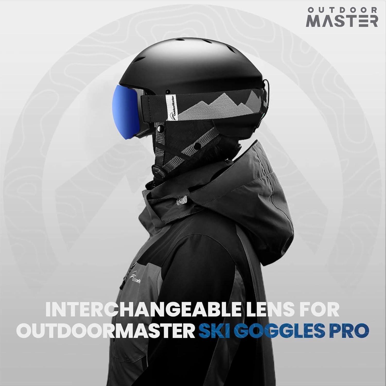 imageOutdoorMaster Ski Goggles PRO Replacement Lens 20 ChoicesVlt 15 Blue