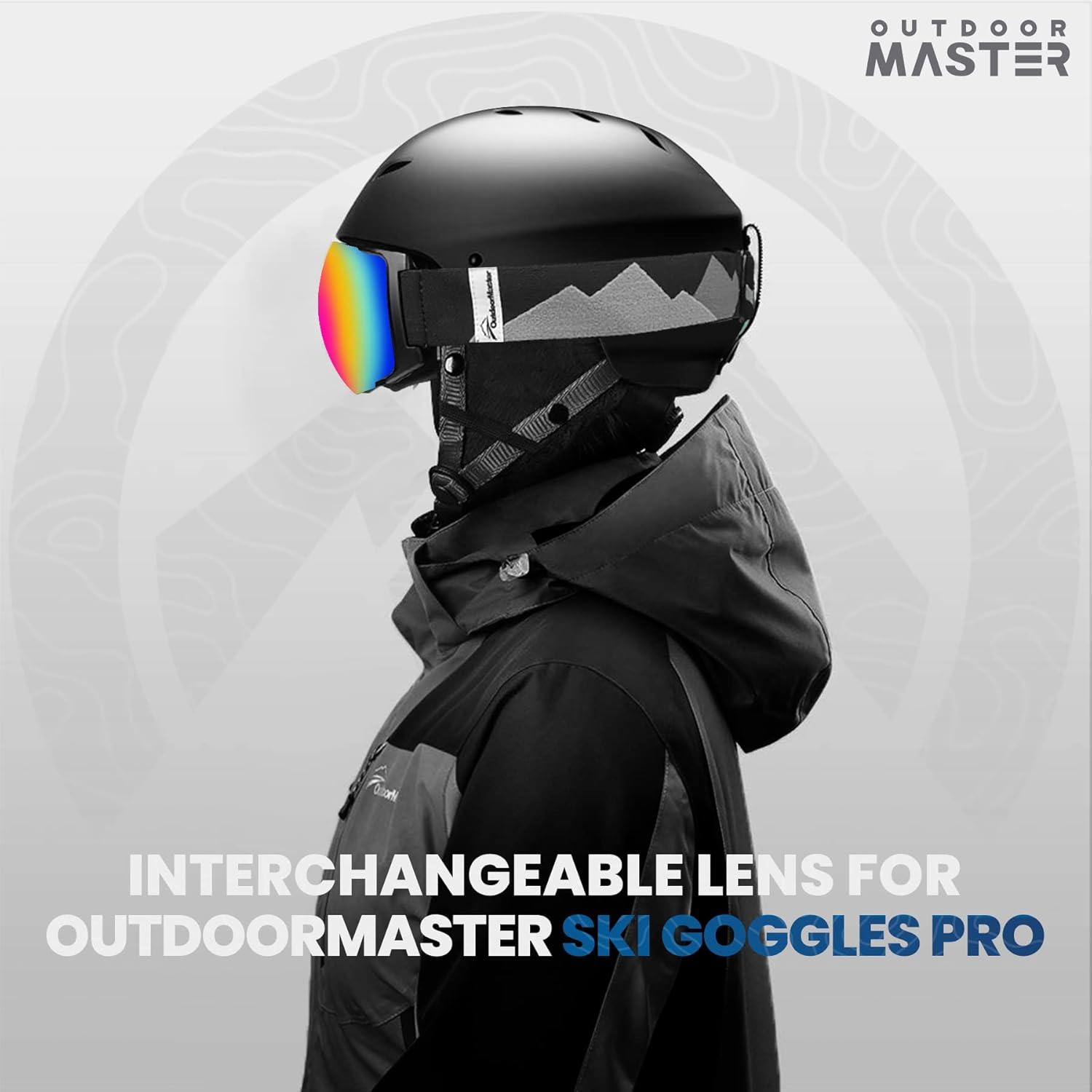 imageOutdoorMaster Ski Goggles PRO Replacement Lens 20 ChoicesVlt 15 Colorful