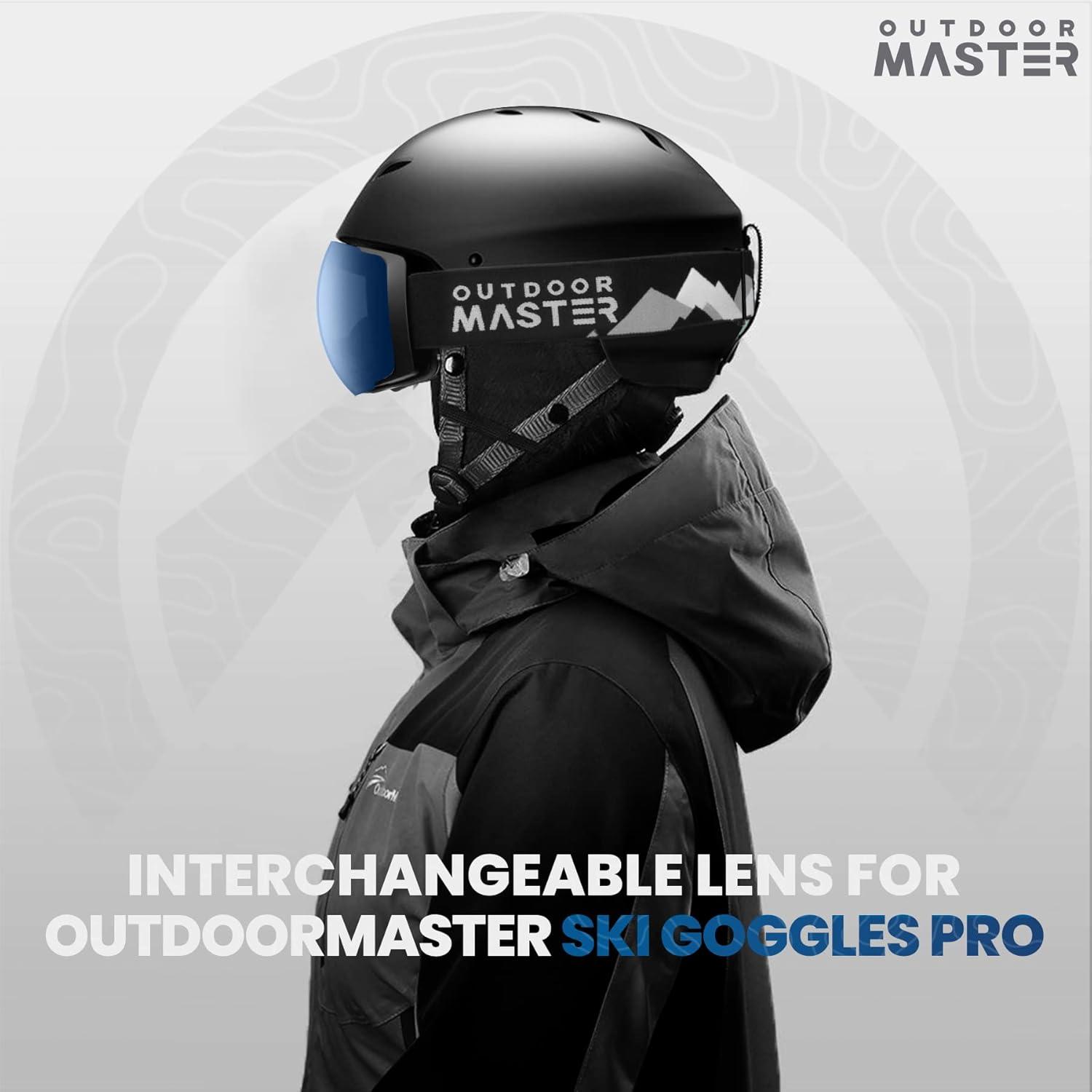 imageOutdoorMaster Ski Goggles PRO Replacement Lens 20 ChoicesVlt 16 Blue