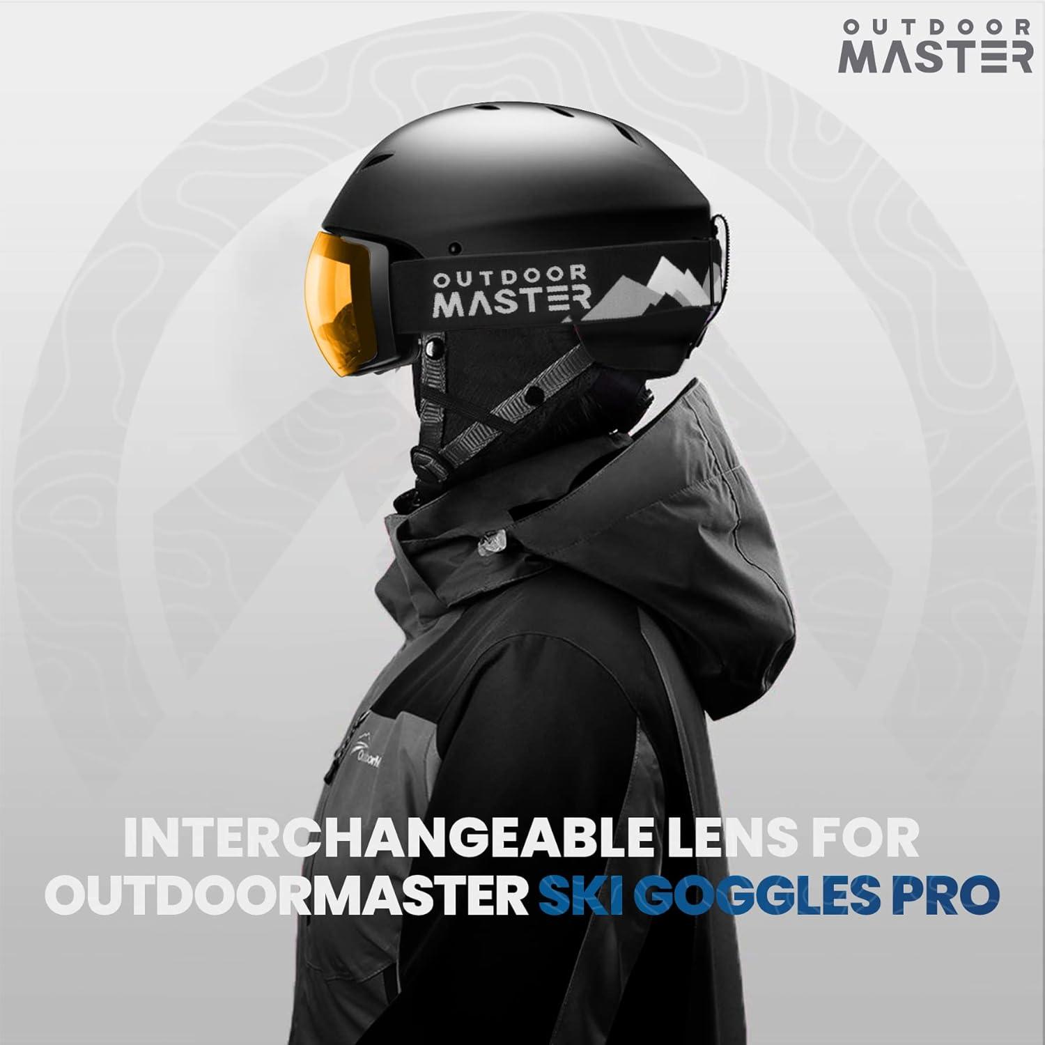 imageOutdoorMaster Ski Goggles PRO Replacement Lens 20 ChoicesVlt 65 Orange