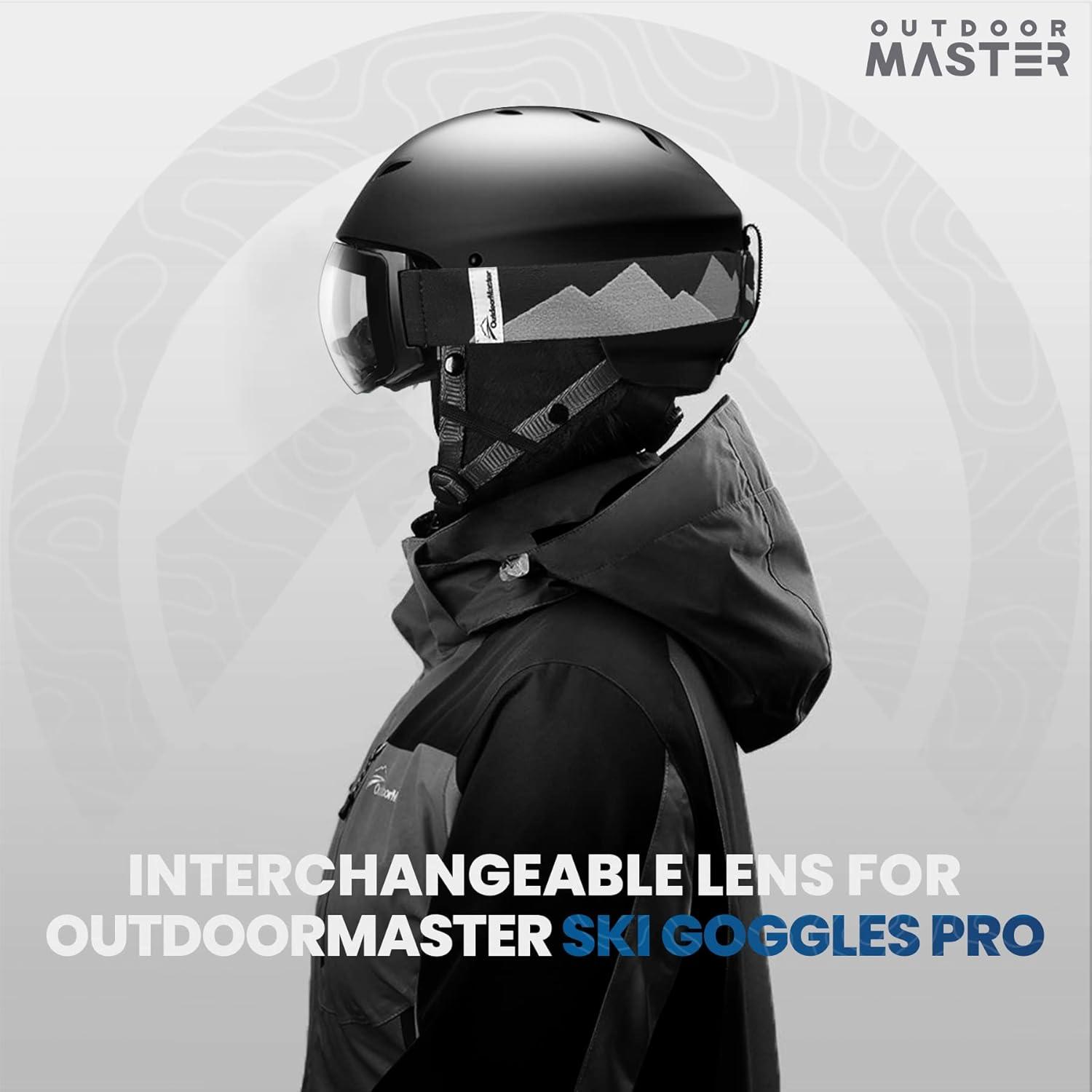 imageOutdoorMaster Ski Goggles PRO Replacement Lens 20 ChoicesVlt 99 Clear