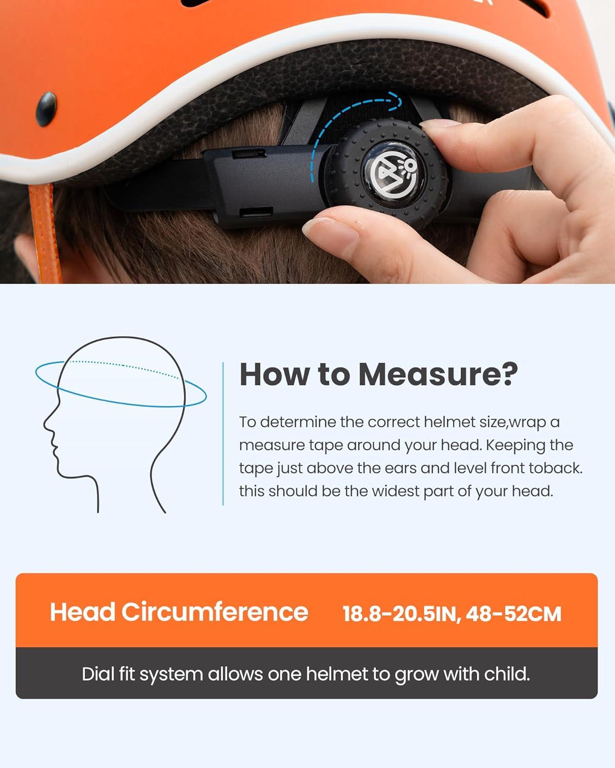 imageOutdoorMaster Toddler Helmet Toddler Bike Helmet Bike Helmet for Youth Boys ampamp Girls Kids Helmet with Visor Dial Fit Adjustment Ventilation MultiSport Helmet for Bicycle Skate Scooter LongboardLucky Dinosaur