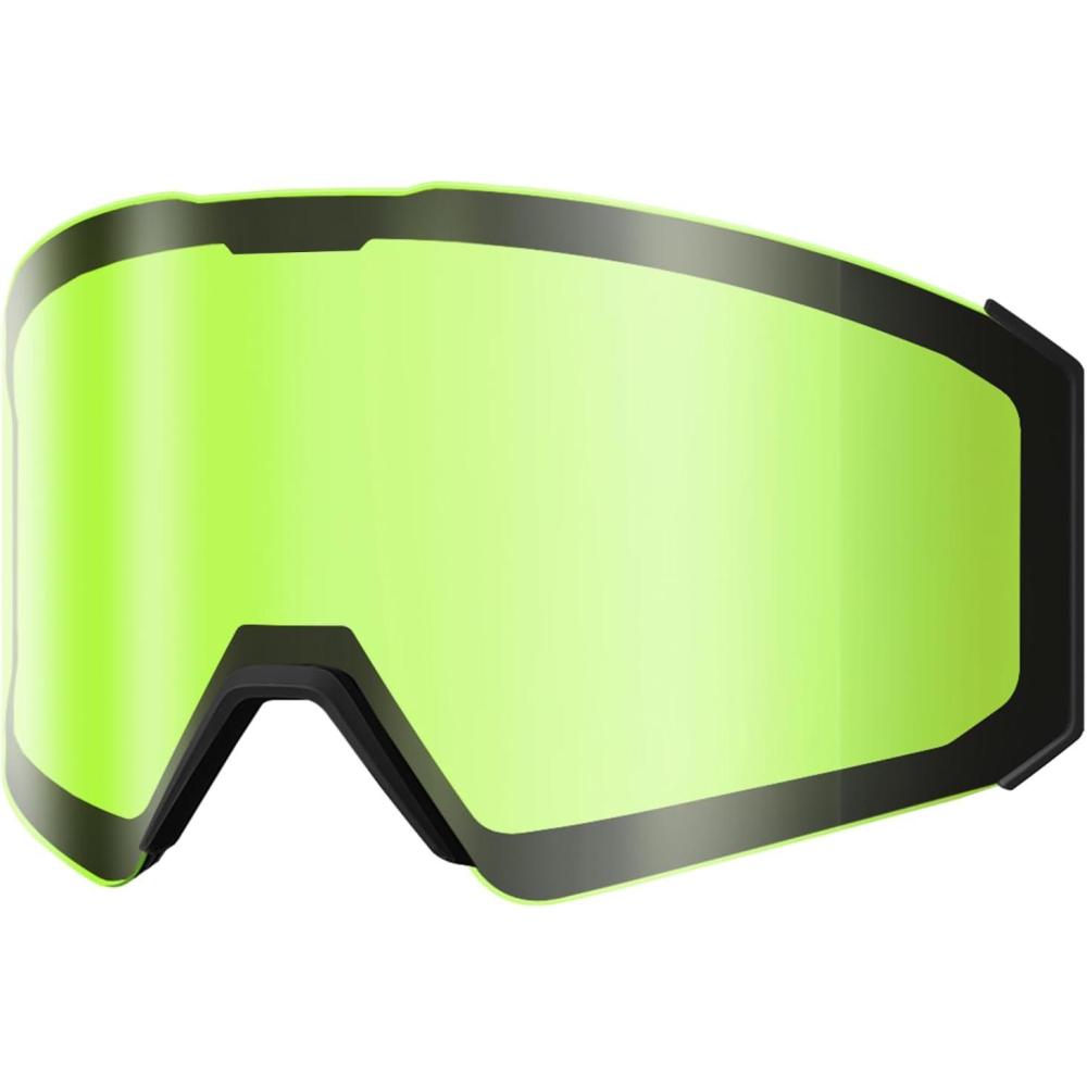 imageOutdoorMaster Falcon Ski Goggles Lens by ZEISS OTG Snowboard Goggles Antifog Magnetic Interchangeable Lens Snow GogglesLenslightgreen Vlt 80