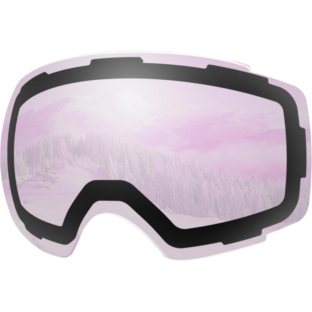 imageOutdoorMaster Ski Goggles PRO Replacement Lens 20 ChoicesPhotochromic Vlt 5588 Pink
