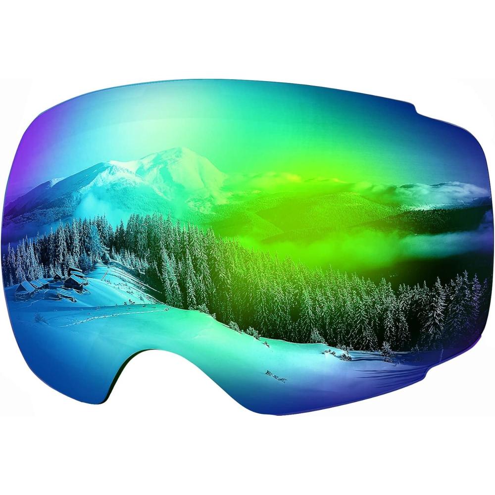 imageOutdoorMaster Ski Goggles PRO Replacement Lens 20 ChoicesVlt 18 Green