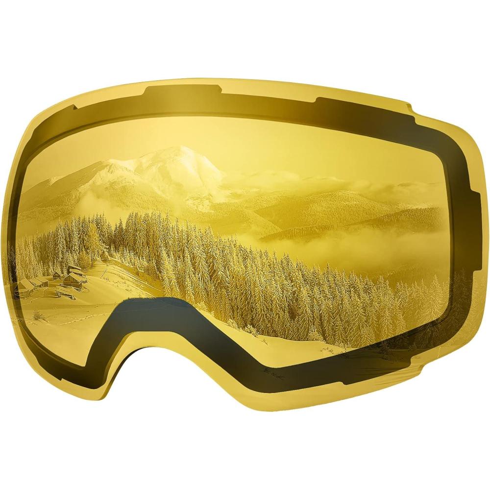 imageOutdoorMaster Ski Goggles PRO Replacement Lens 20 ChoicesVlt 75 Yellow Polarized