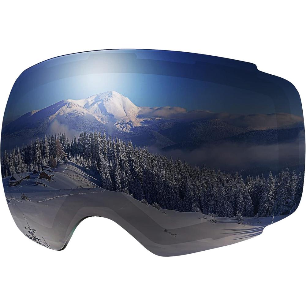 imageOutdoorMaster Ski Goggles PRO Replacement Lens 20 ChoicesVlt 9 Black Polarized