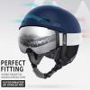 OutdoorMaster Diamond MIPS Ski Helmet – Snow Sport Helmet Snowboard Helmet for Men Women & Youth(Azure Blue)