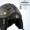 OutdoorMaster Diamond MIPS Ski Helmet – Snow Sport Helmet Snowboard Helmet for Men Women & Youth(Silver Armor)