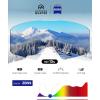 OutdoorMaster Falcon Ski Goggles Lens by ZEISS, OTG Snowboard Goggles Anti-fog, Magnetic Interchangeable Lens, Snow Goggles(A-gray Vlt 13% + Yellowlens)